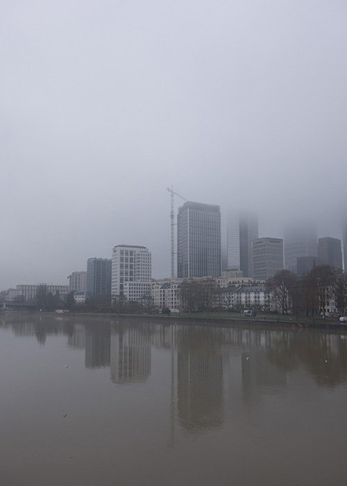 foggy main skyline